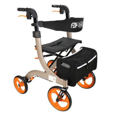 FZK-3104 DELUXE ALUMINUM STAND-UP FOLDING ROLLATOR