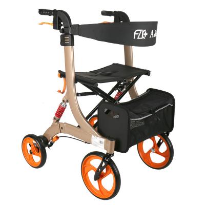 FZK-3106 DELUXE ALUMINUM STAND-UP FOLDING ROLLATOR